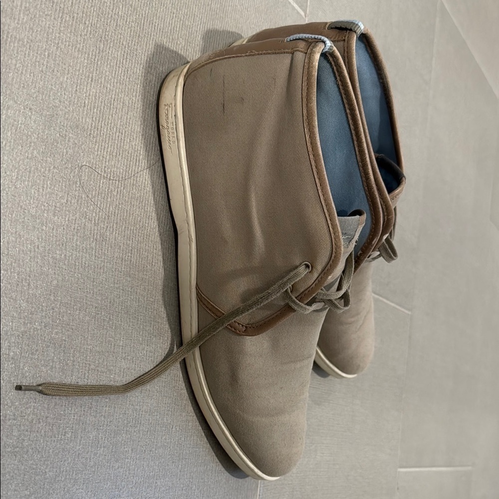 Feragamo World Tan Desert Sneakers - Picture 4 of 5
